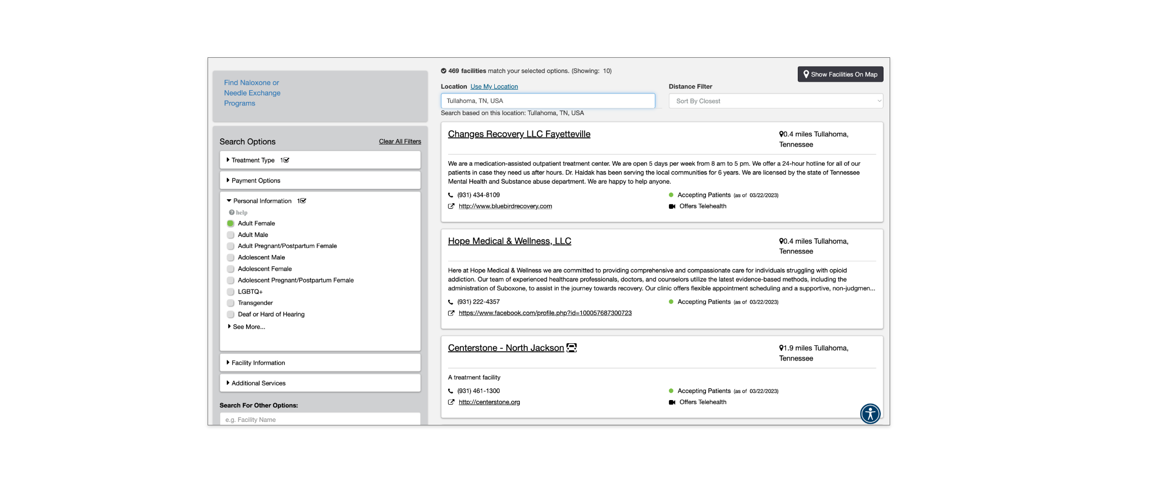 FindHelpNowKY screenshot